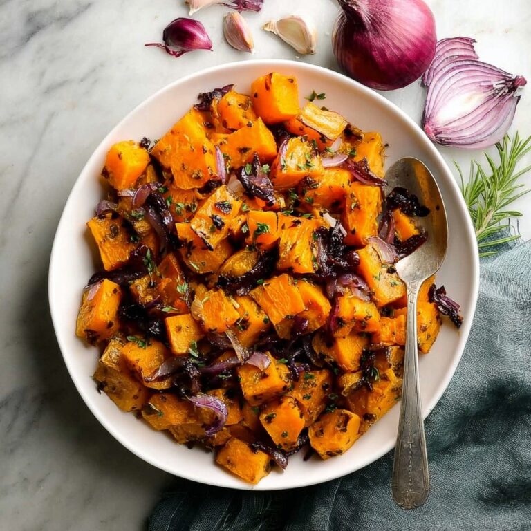 Roasted Butternut Squash & Sweet Potatoes with Rosemary Recipe
