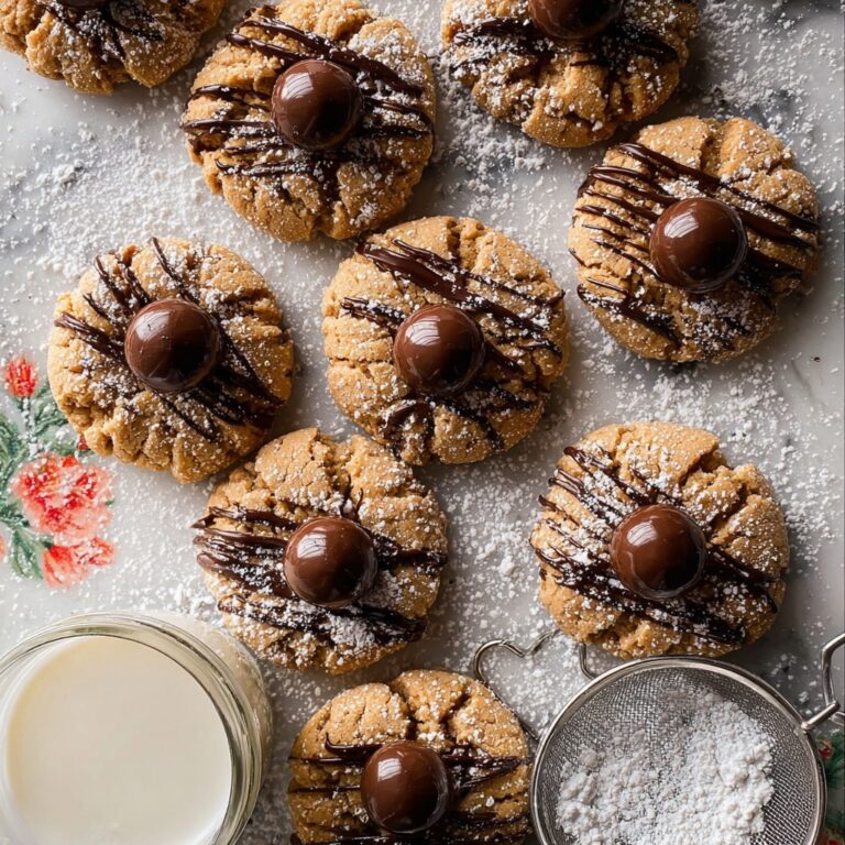 Chocolate Peanut Butter Crinkle Cookies Recipe