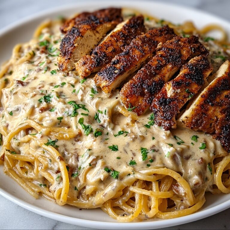 Creamy Garlic Parmesan Chicken Spaghetti Recipe