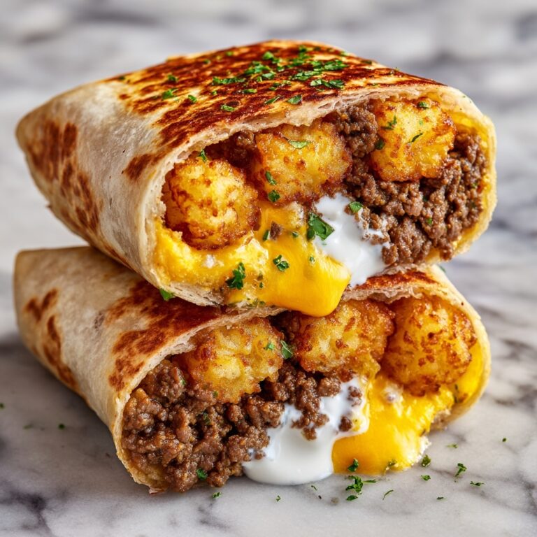 Cheesy Potato Burritos Recipe