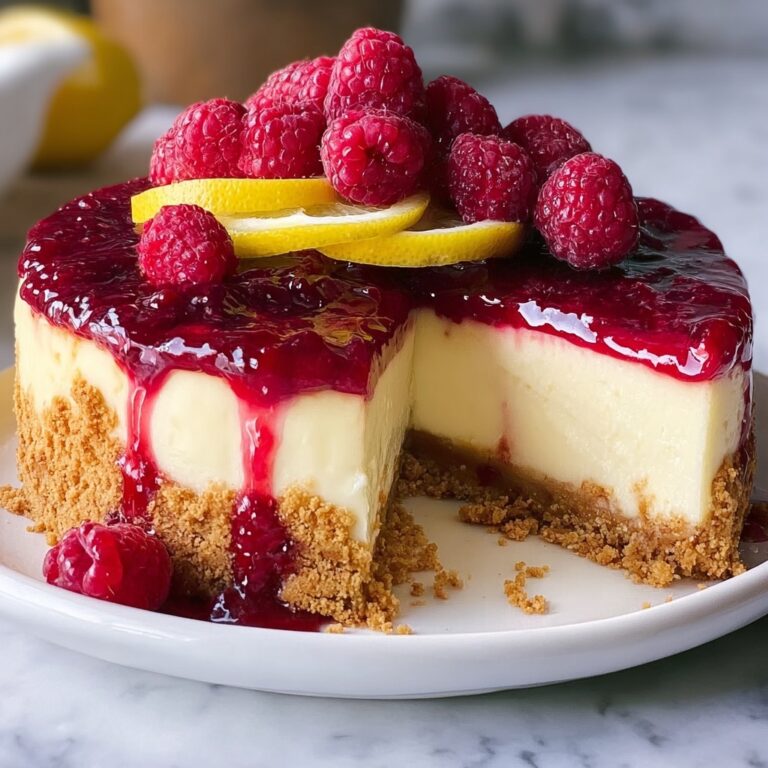 Lemon Raspberry Cheesecake Recipe: Creamy & Tangy Recipe