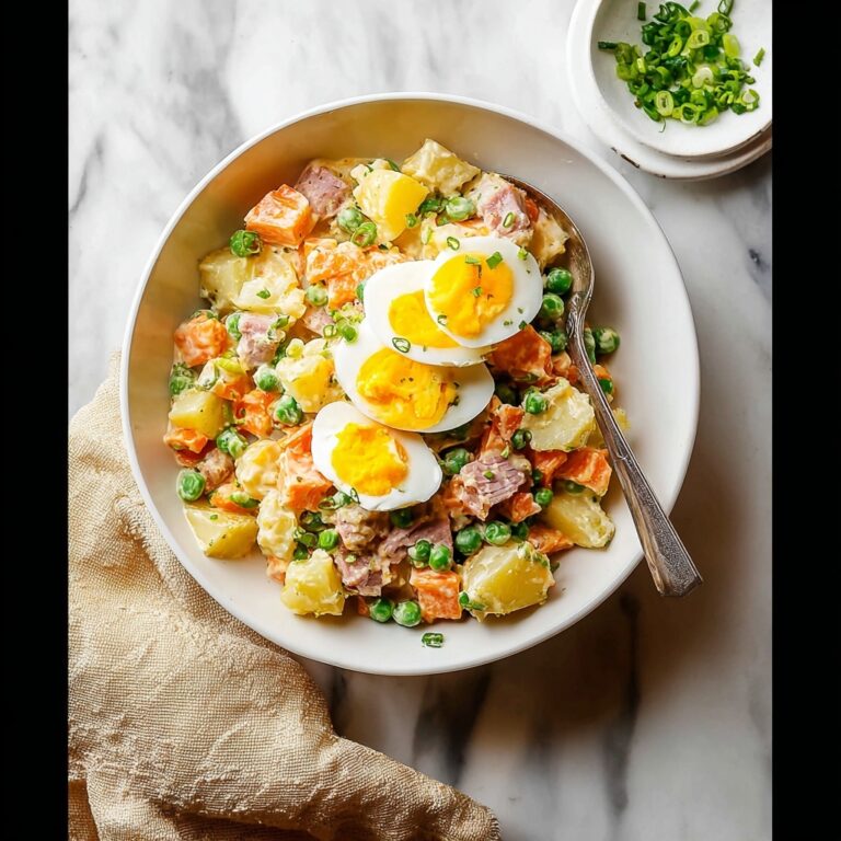Easy Olivier Salad (Russian Potato Salad) Recipe