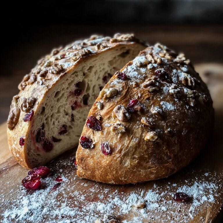 Cranberry Raisin Walnut Cinnamon Artisan Bread Recipe