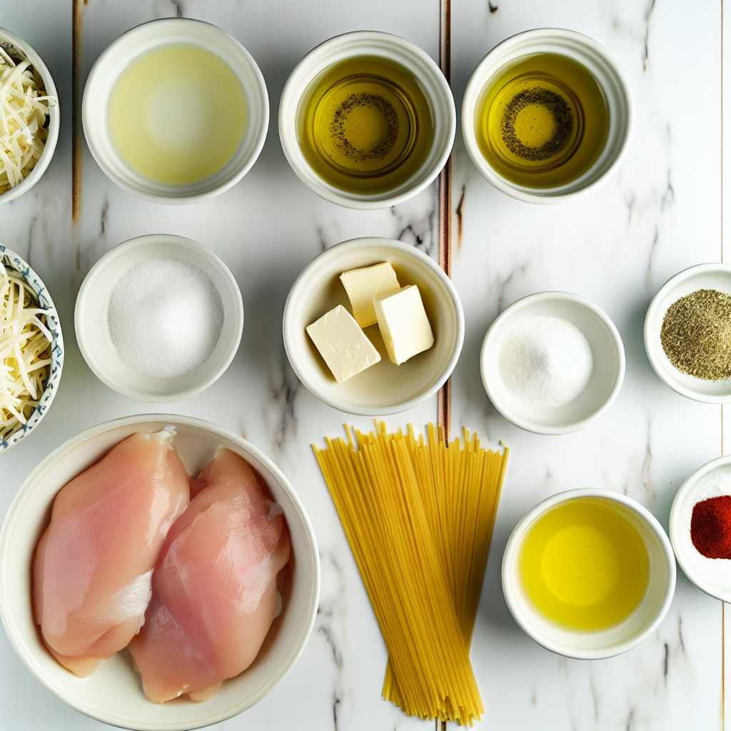 Creamy Garlic Parmesan Chicken Spaghetti Recipe - Recipe Image
