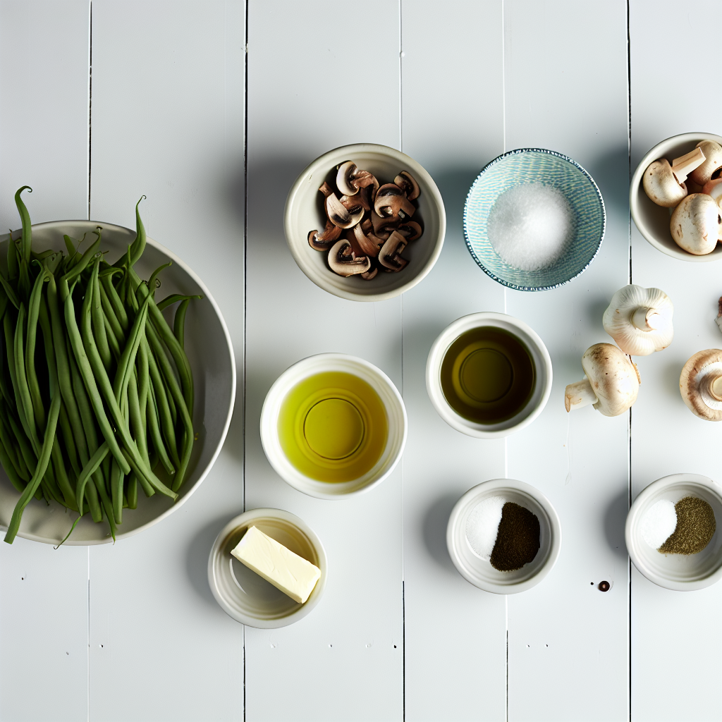 Sautéed Green Beans and Mushrooms Recipe - Recipe Image