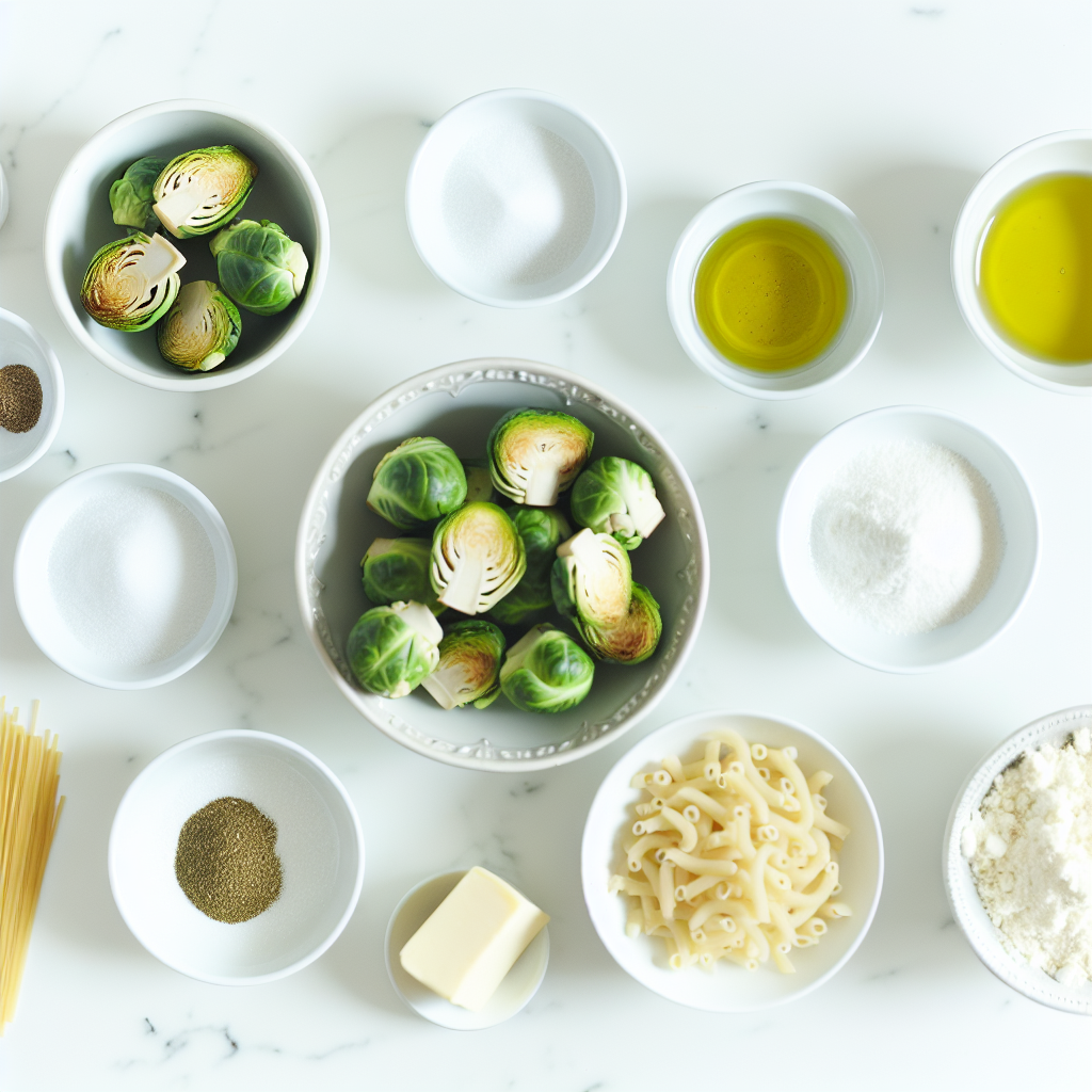 Roasted Brussels Sprouts Pasta Recipe - Recipe Image