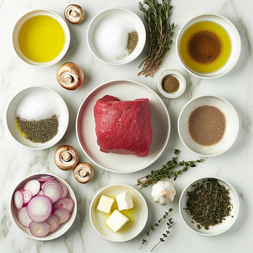 Beef Tenderloin with Mushroom Sauce Recipe - Recipe Image