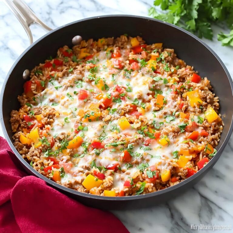 Quick Unstuffed Bell Peppers with Ground Turkey Recipe