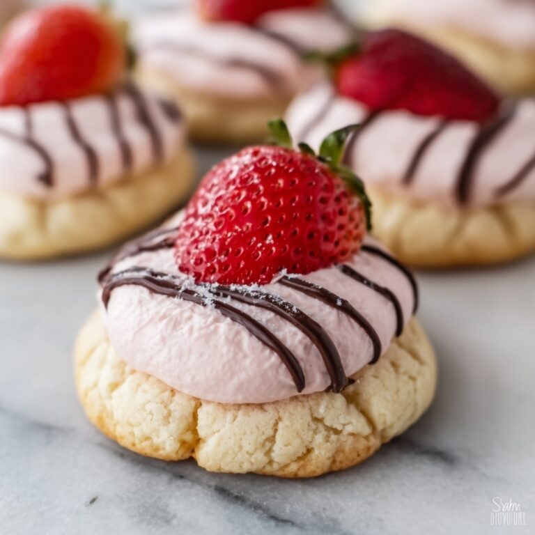 Strawberry Kiss Cookies Recipe
