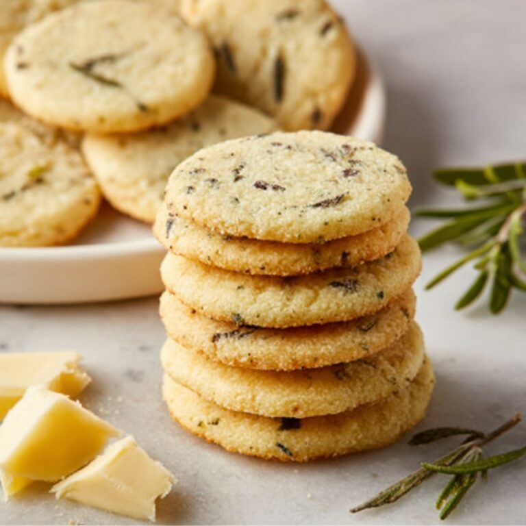 Salted Rosemary Shortbread Recipe