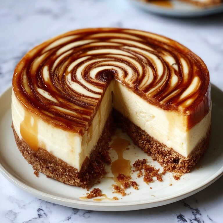 Cinnamon Roll Cheesecake with Swirled Cinnamon Frosting Recipe