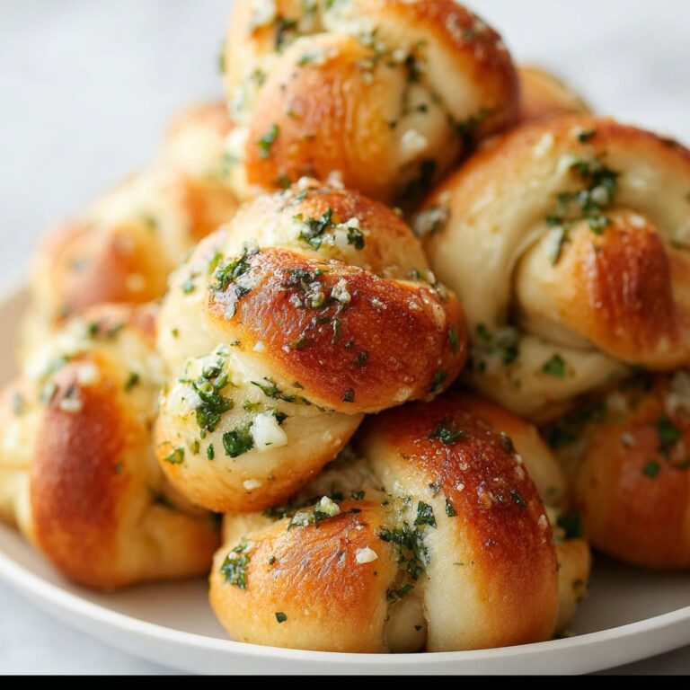 Easy Garlic Parmesan Knots Recipe