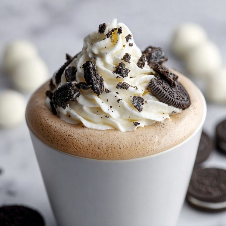 Oreo Hot Chocolate (Dunkin Donuts Copycat) Recipe
