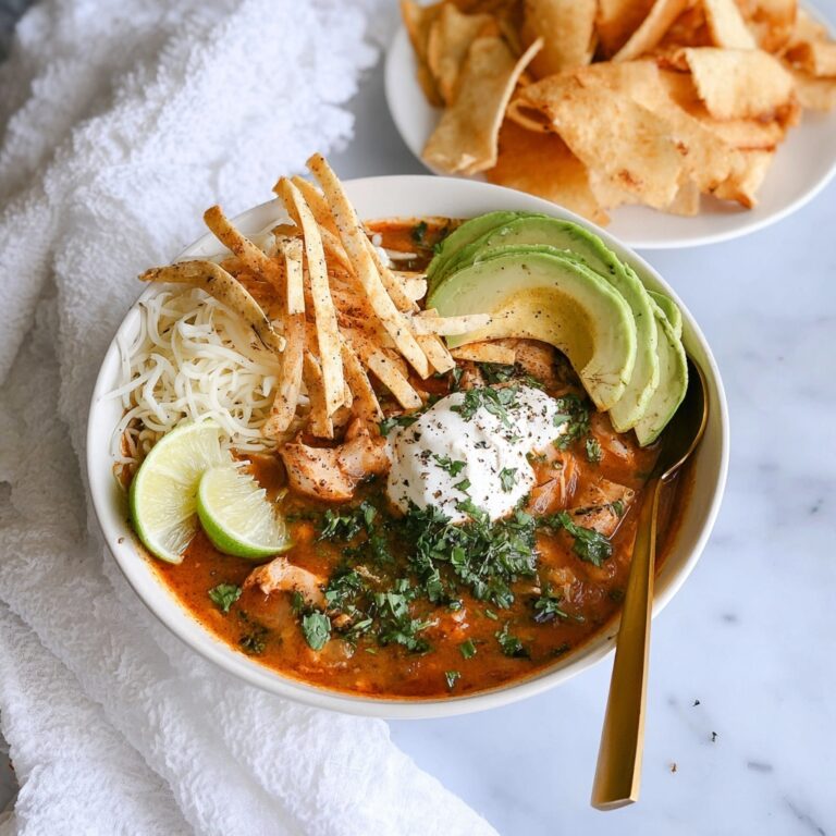 Slow Cooker Creamy Chicken Tortilla Soup Recipe