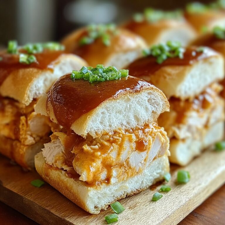 Hawaiian Roll Buffalo Chicken Sliders Recipe