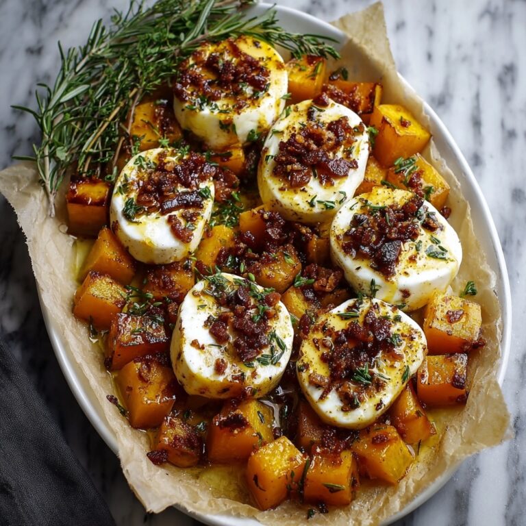 Caramelized Butternut Squash with Brie, Toasted Pecans & Hot Honey Recipe