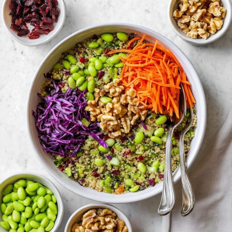 Quinoa Edamame Salad With Miso Dressing Recipe