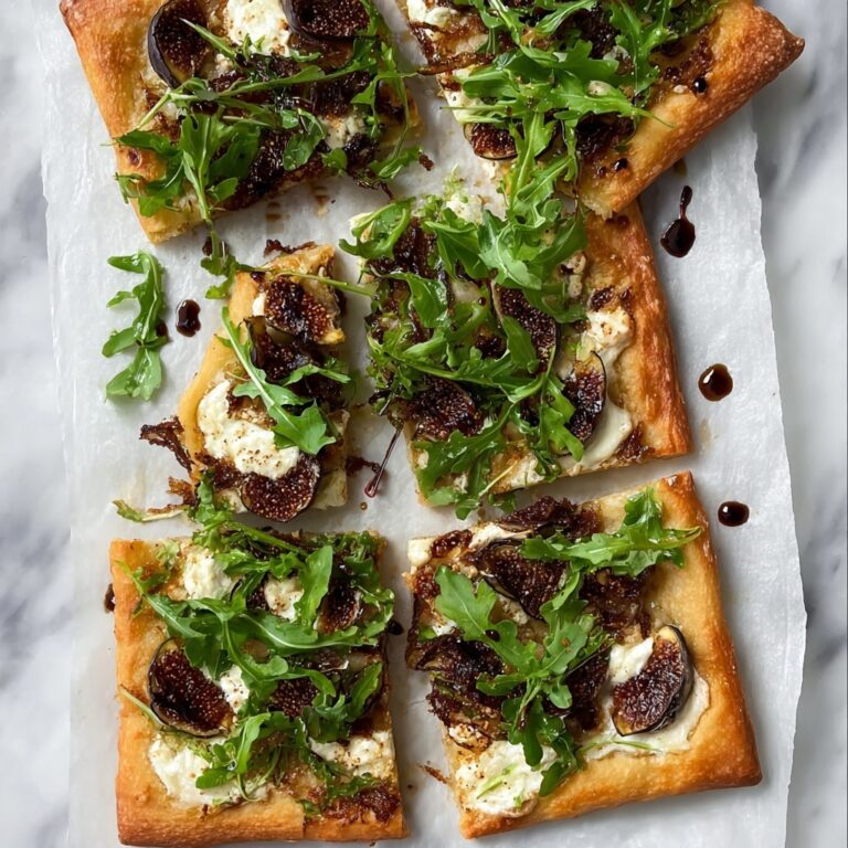 Caramelized Onion Fig Goat Cheese Pizza Recipe