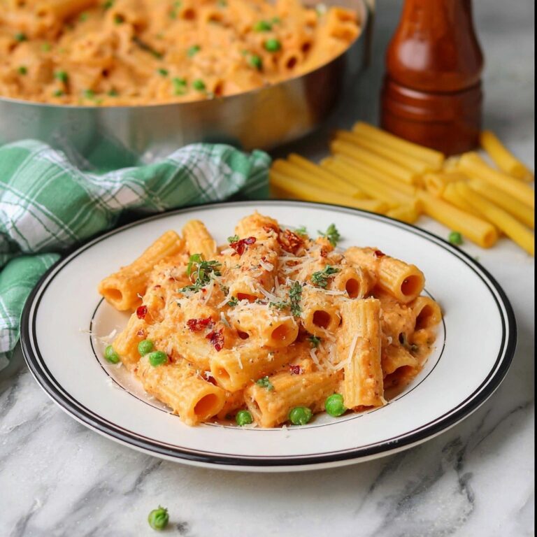 Chicken and Rigatoni in Parmesan Sauce Recipe