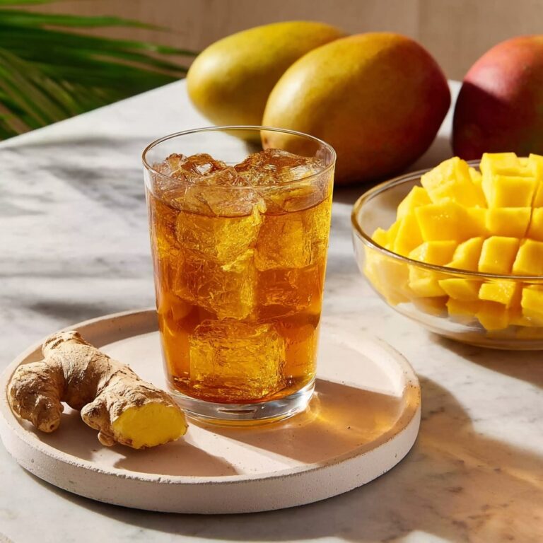 Mango Ginger Iced Tea Recipe