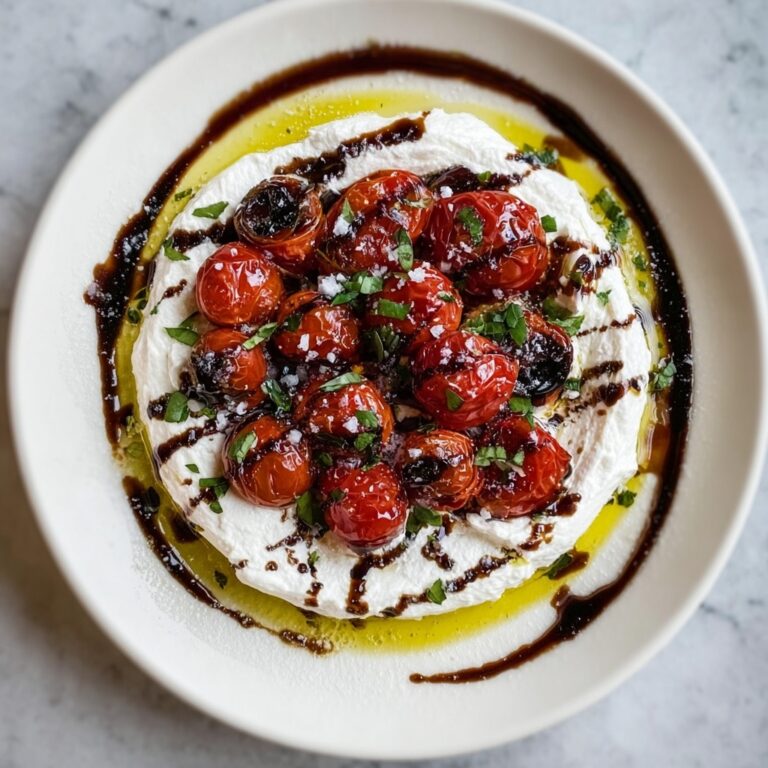 Fool-Proof Whipped Feta Dip with Burst Cherry Tomatoes Recipe