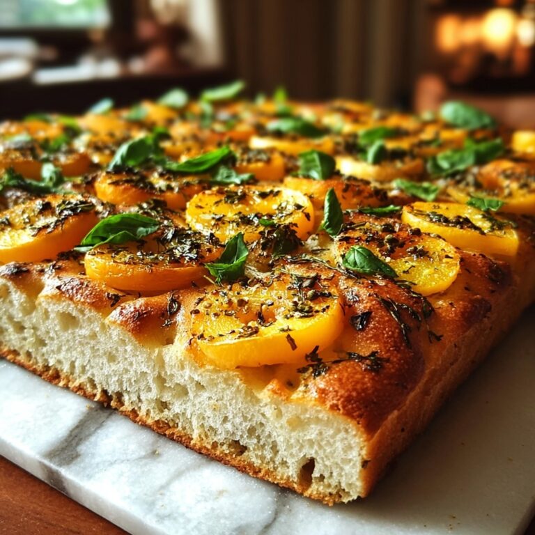 Basil Peach Focaccia That Will Elevate Your Summer Snacking Recipe