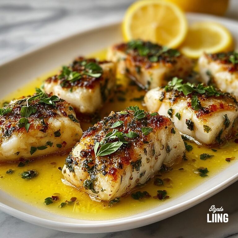 Lemon Garlic Fish Skillet Recipe