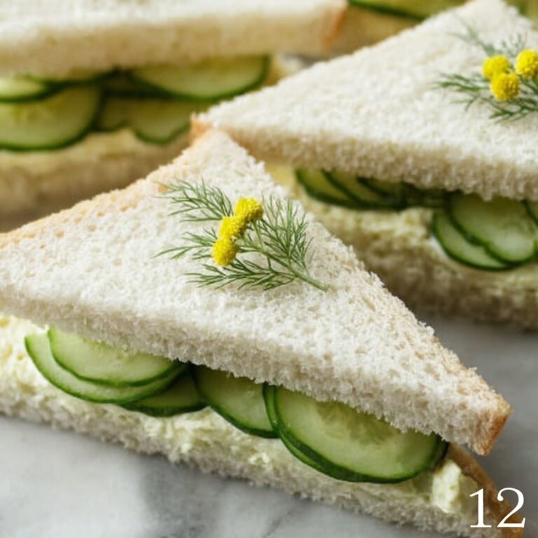 Cucumber Tea Sandwiches Recipe