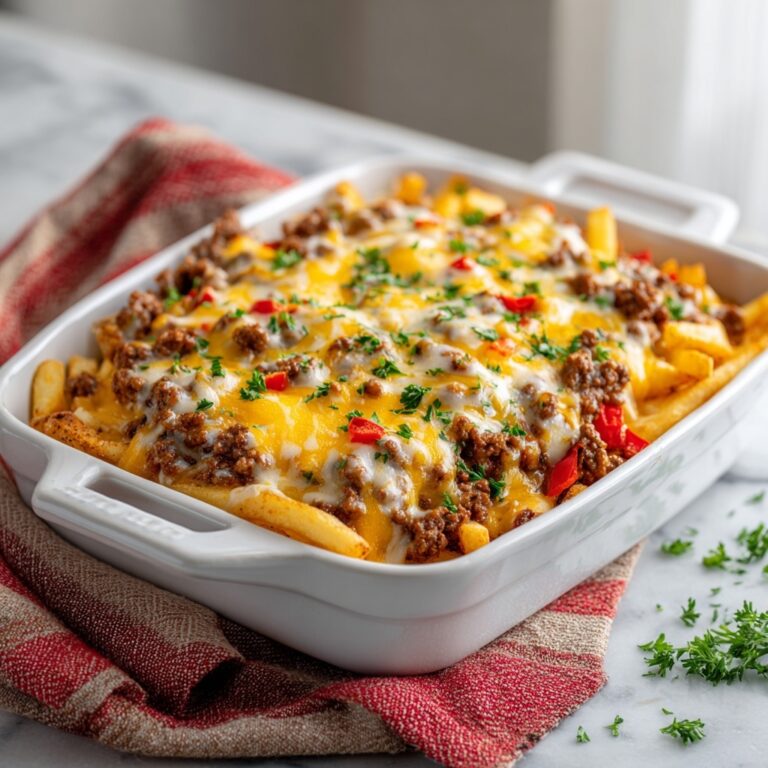 Cheeseburger French Fry Casserole Recipe