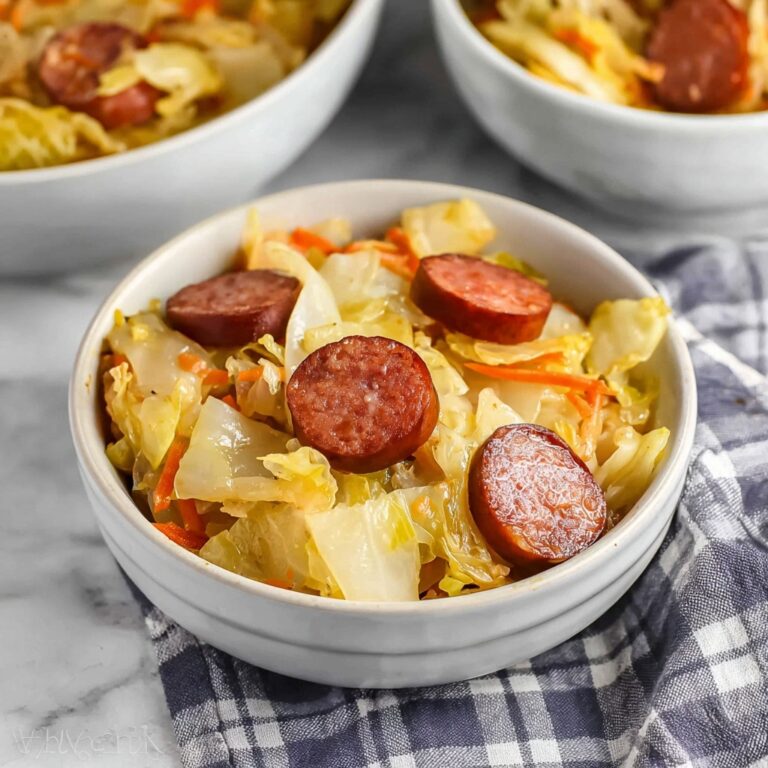 Cabbage and Sausage Skillet Recipe