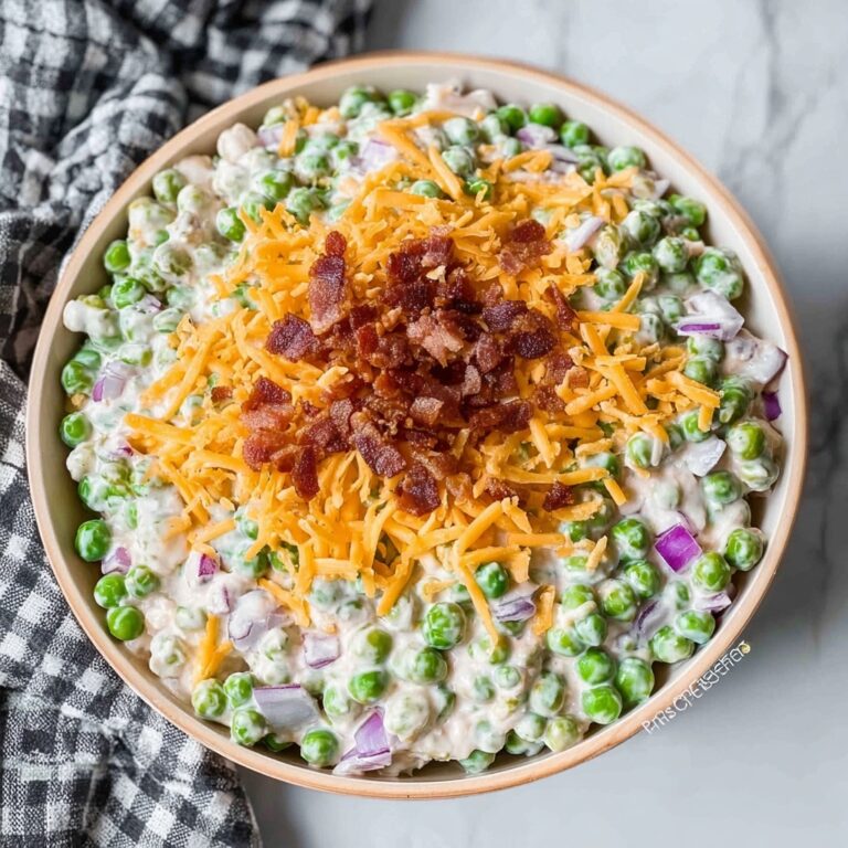 The Best Bacon Pea Salad Recipe