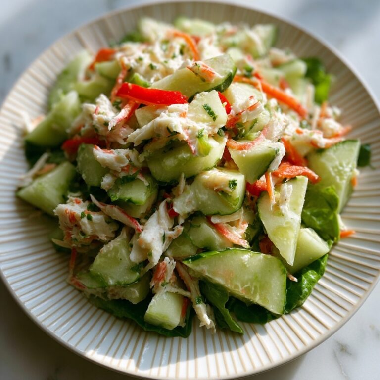 Cucumber Crab Salad Recipe