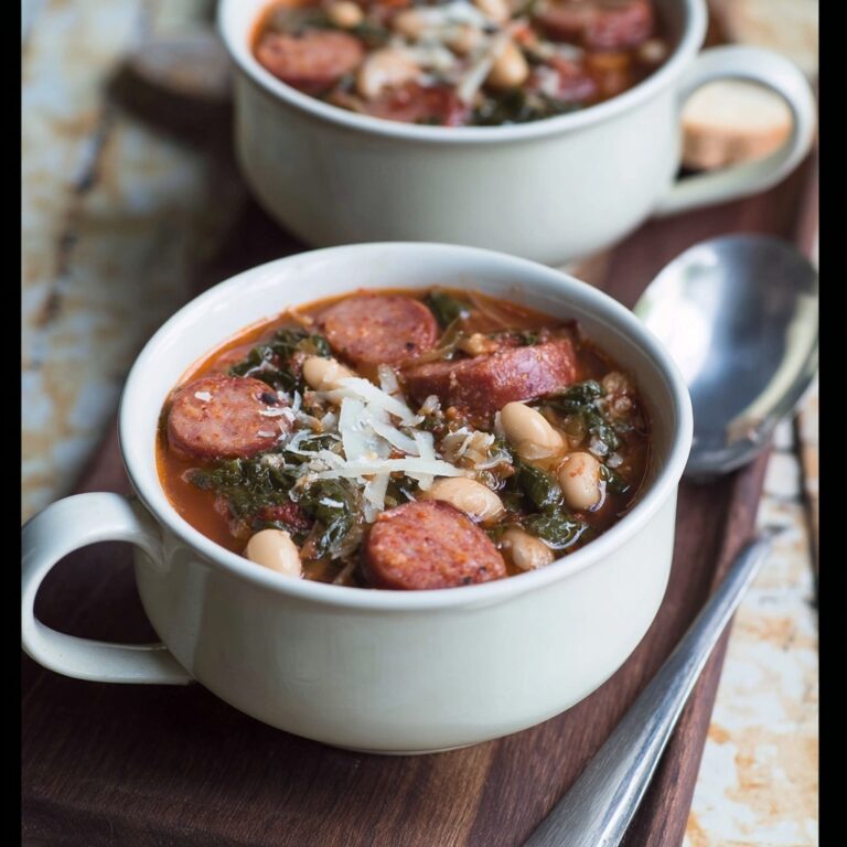 Sausage White Bean and Kale Stew Recipe