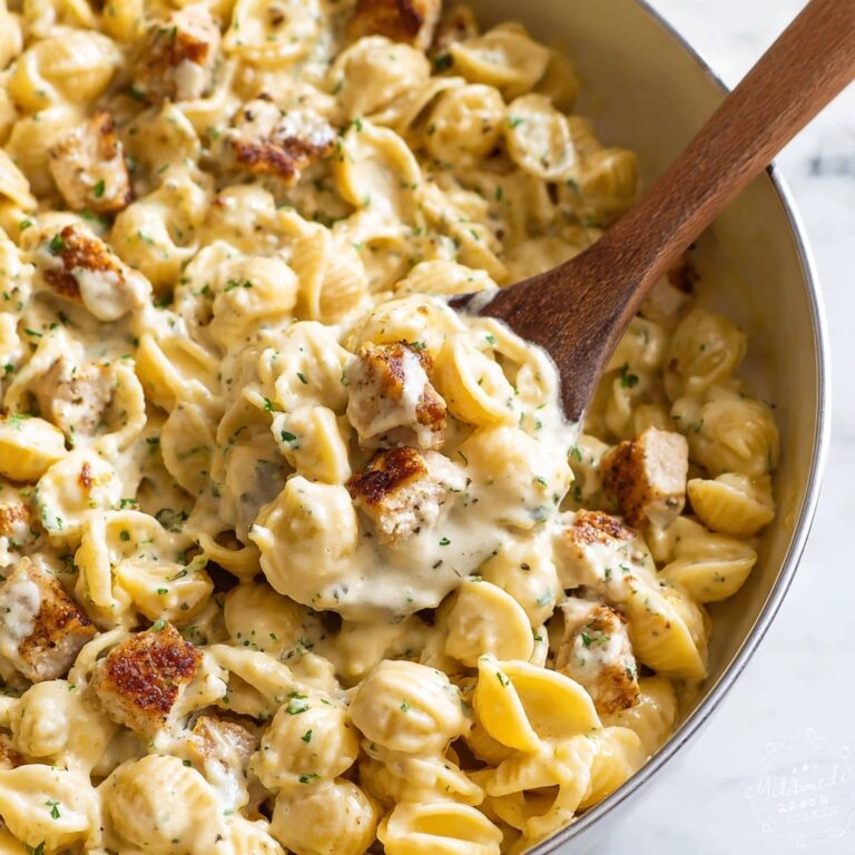 Chicken Mac and Cheese with White Wine and Parmesan Recipe