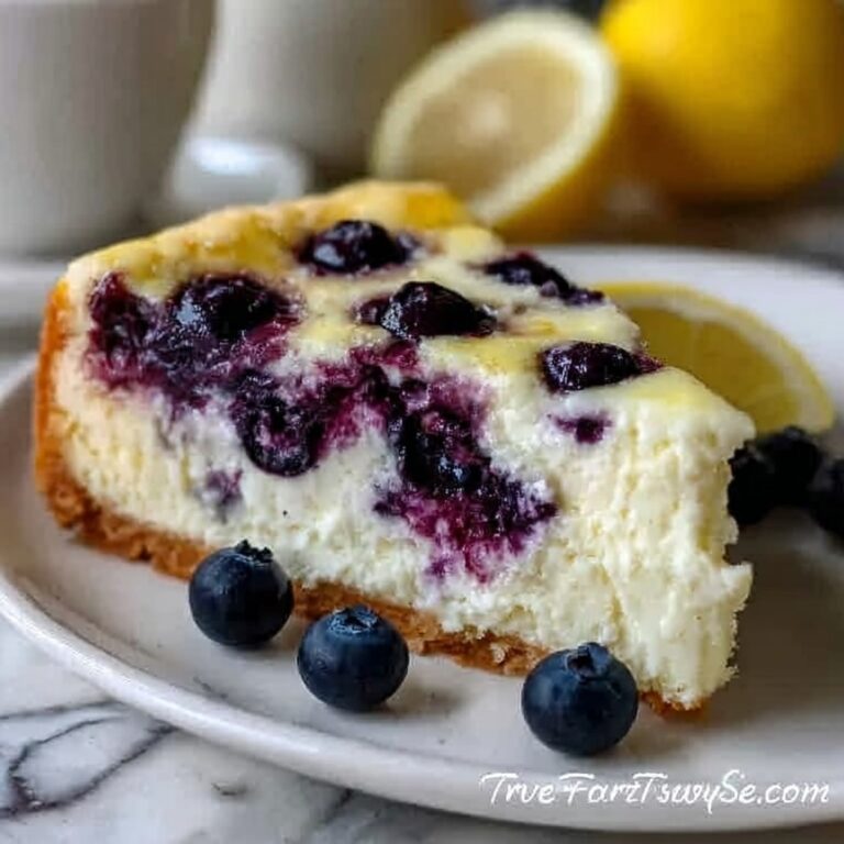 High-Protein Lemon Blueberry Breakfast Bake with Cottage Cheese Recipe
