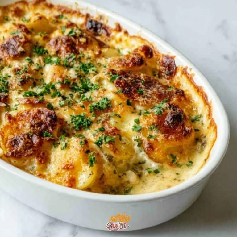 Dad’s Creamy & Cheesy Au Gratin Potatoes Recipe