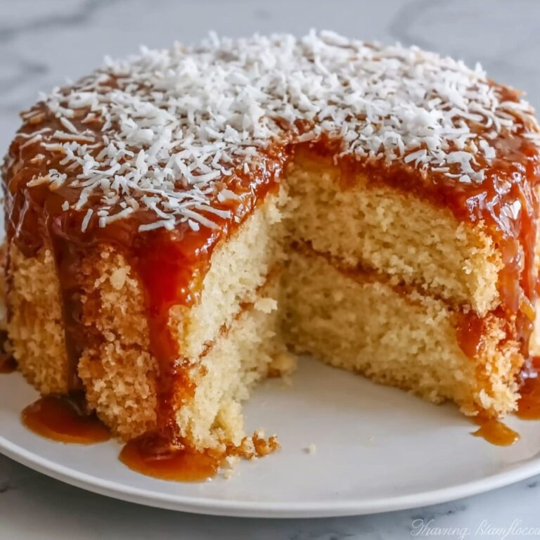 Coconut Layer Cake with Creamy Frosting and Toasted Coconut Recipe