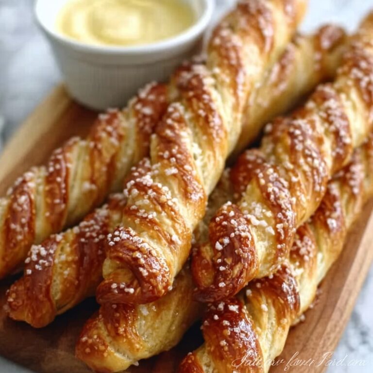 German Soft Pretzel Sticks Recipe