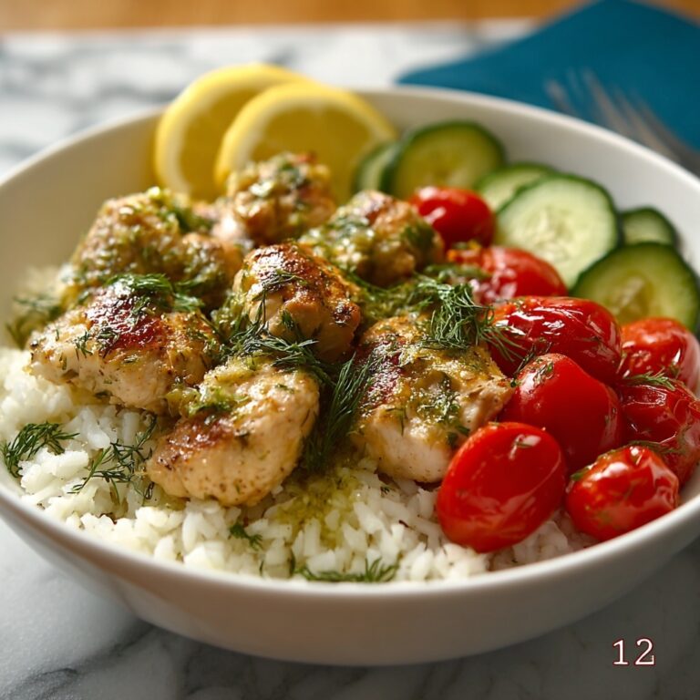 Easy Lemon-Dill Chicken Bowls Recipe