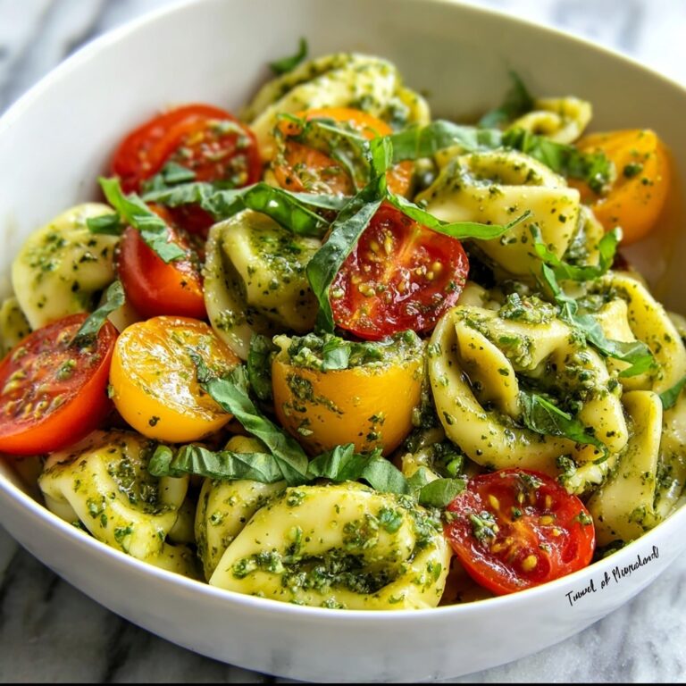 Pesto Tortellini Salad: Quick & Fresh Cherry Tomato Dish Recipe