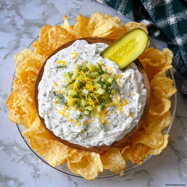 Creamy Dill Pickle Dip Recipe