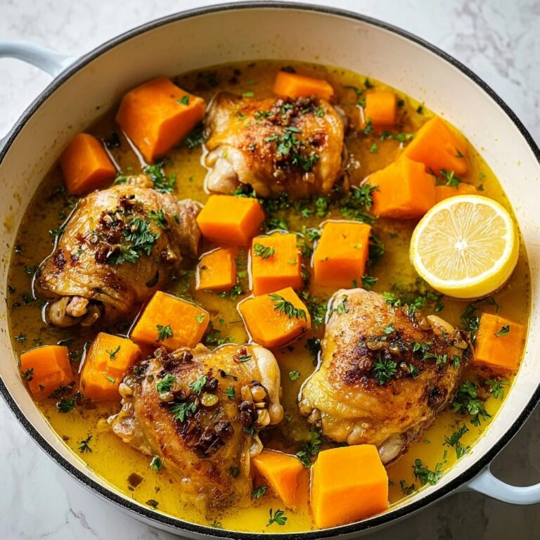 One-Pot Lemon Chicken & Winter Squash Stew Recipe