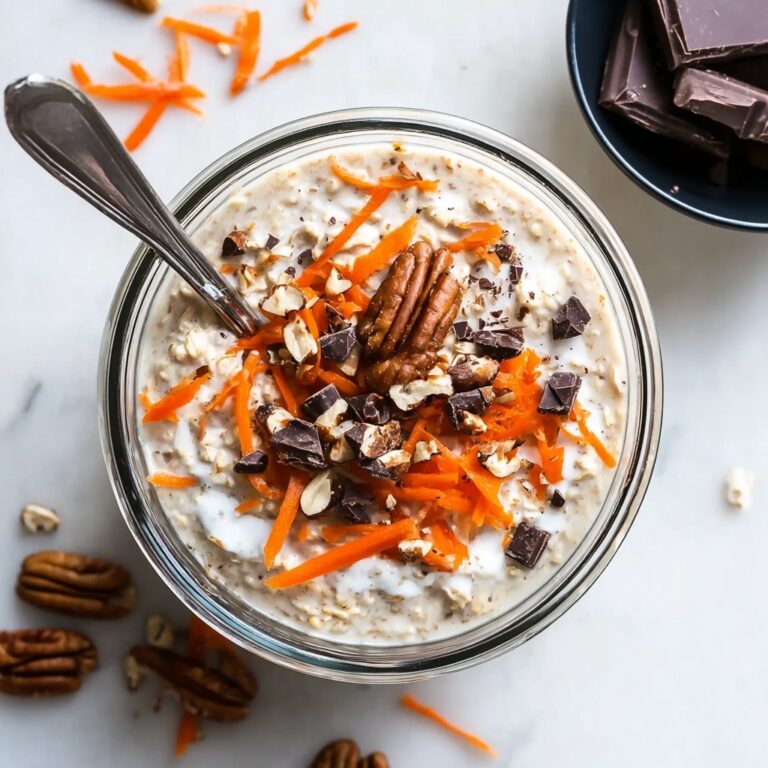 Carrot Cake Overnight Oats: A High-Protein Breakfast Delight Recipe