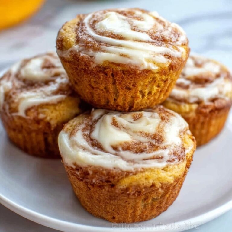 Fluffy Pumpkin Cream Cheese Swirl Muffins Recipe
