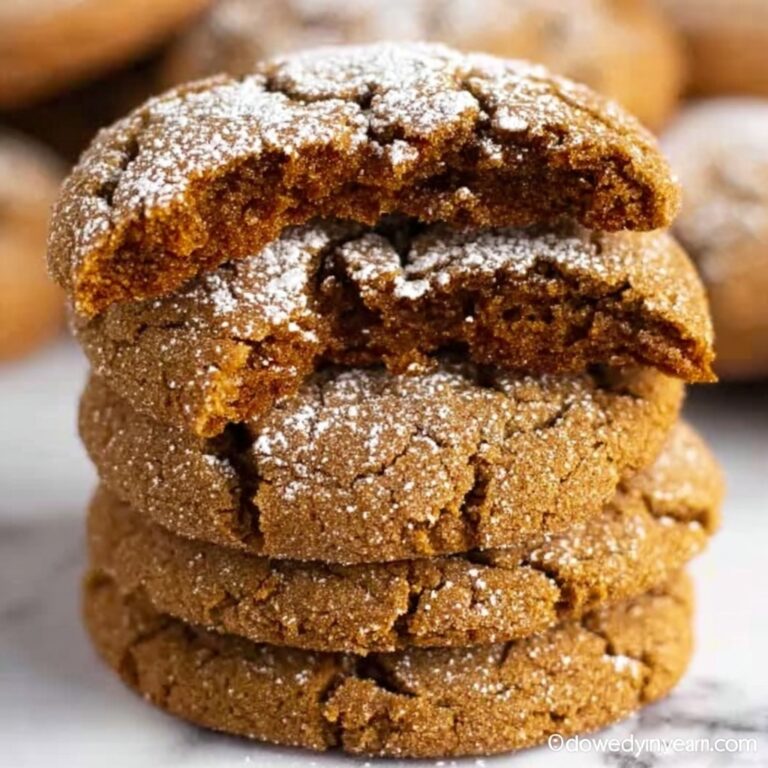 Molasses Crinkle Cookies Recipe