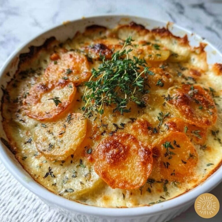 Garlic Scalloped Sweet Potatoes Recipe