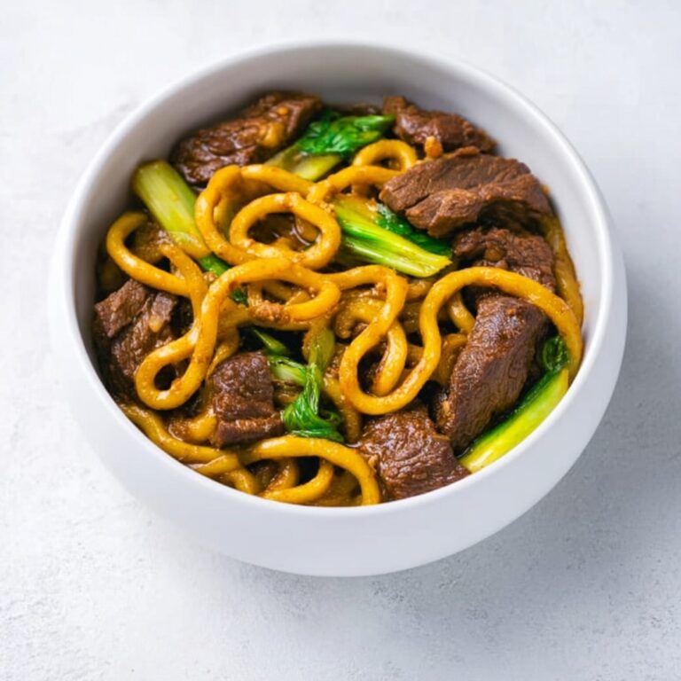 Black Pepper Beef Noodles Recipe