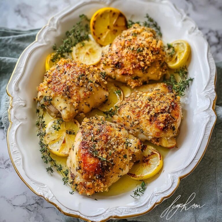 Lemon Parmesan Roasted Chicken: A Zesty Weeknight Delight Recipe