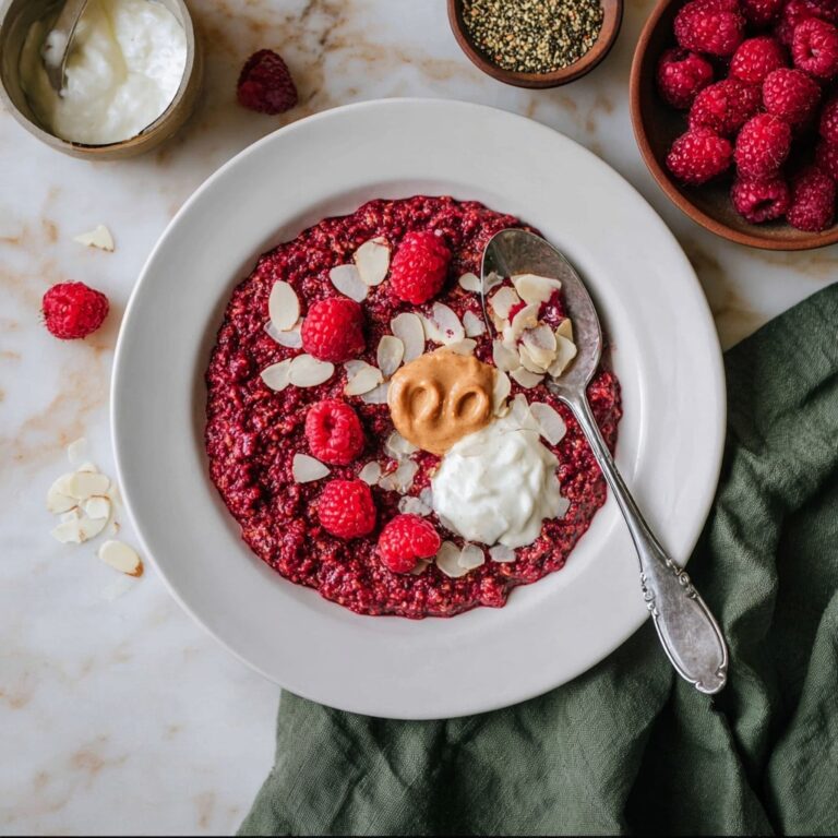 Simple, Healthy Raspberry Oatmeal Porridge Recipe