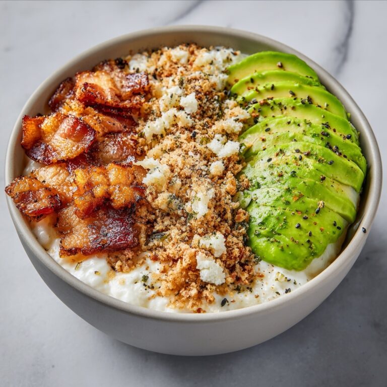 Low-Calorie High-Protein Breakfast Bowl (45g Protein) Recipe